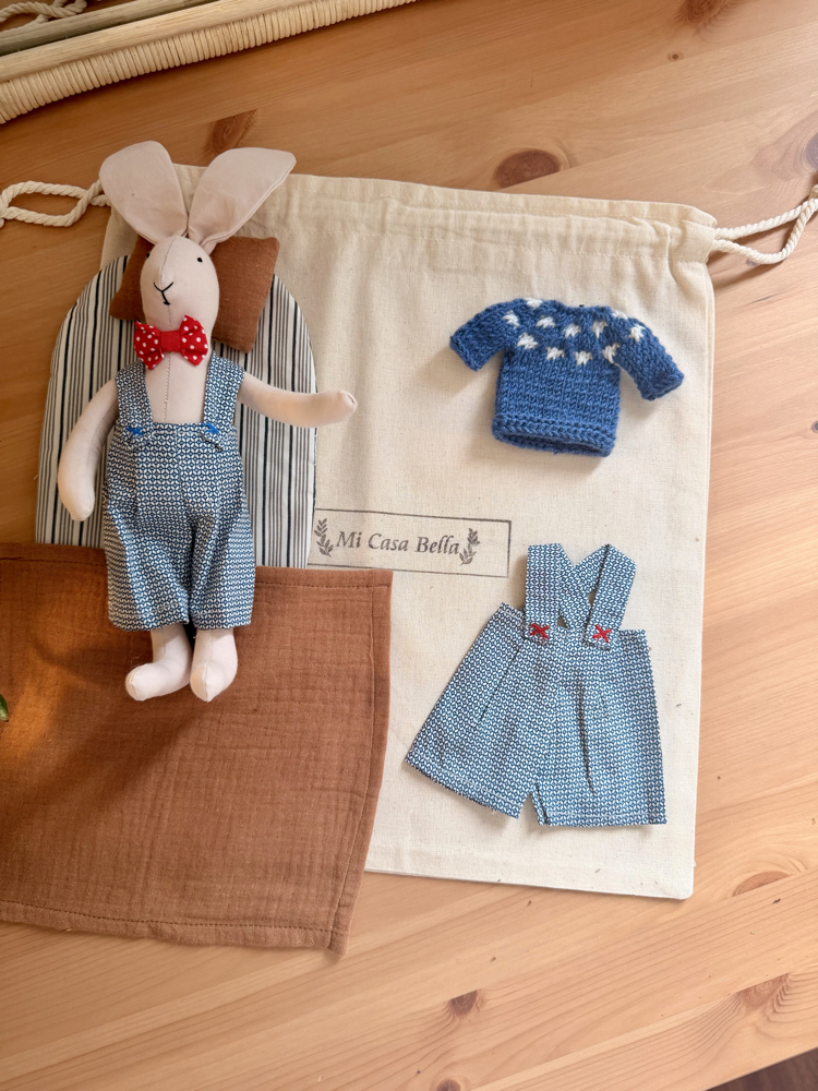 Bay Bunnybon Evcilik Oyun Seti (Mavili)