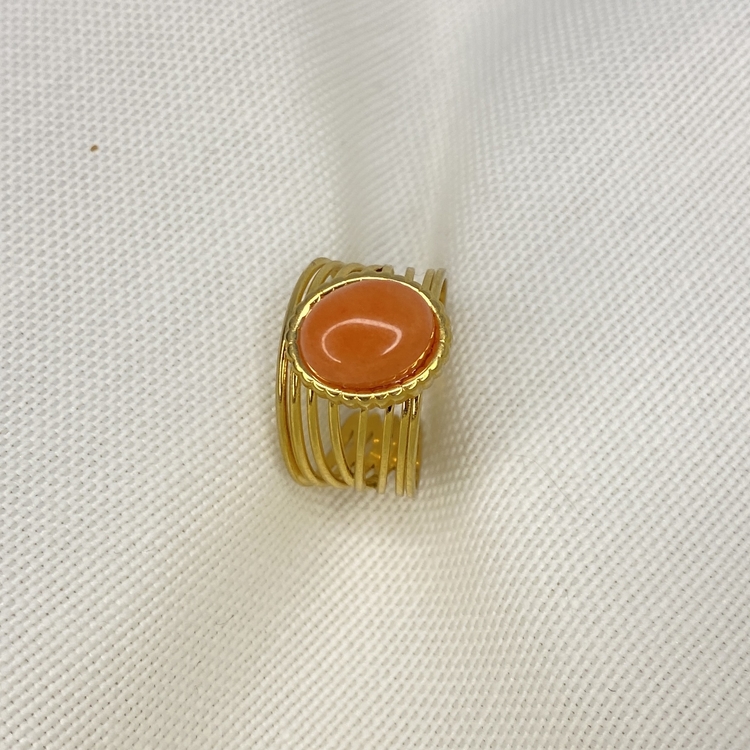 Orange Blossom Çelik Yüzük