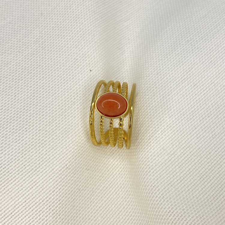 Orange Berry Çelik Yüzük
