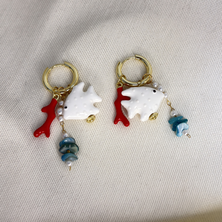 Fish Charm Küpe