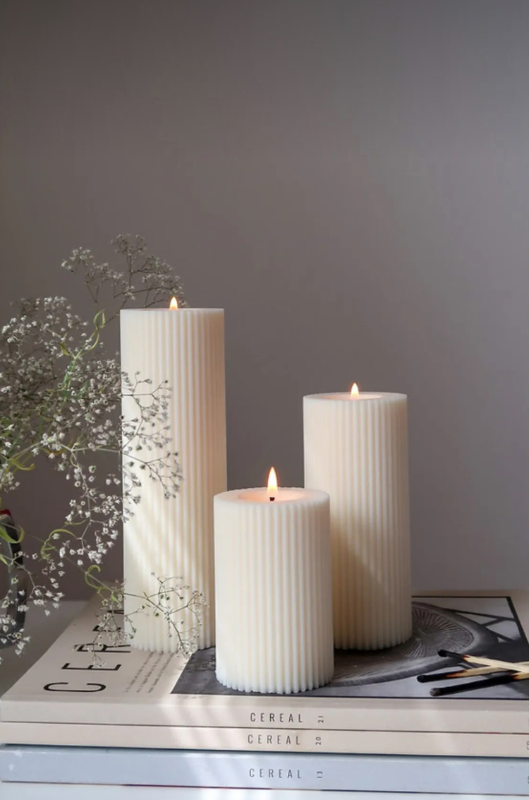 3'lü Mifa Sütunları Mum Seti (Soya Wax)