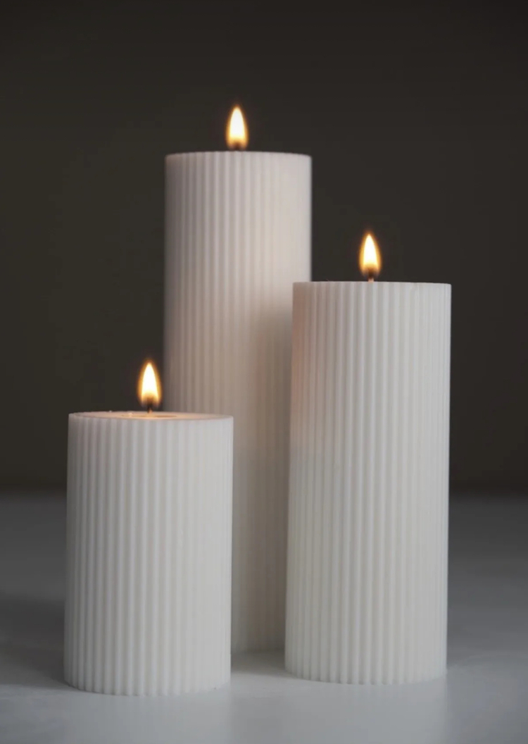 3'lü Mifa Sütunları Mum Seti (Soya Wax)