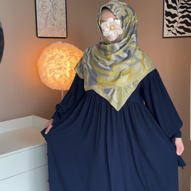 Kombin Takım Mısır Medine İpeği Elbise Soft Pamuk Eşarp Açıklamayı Okuyun
