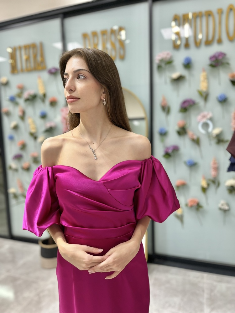 ARYA FUŞYA ELBİSE