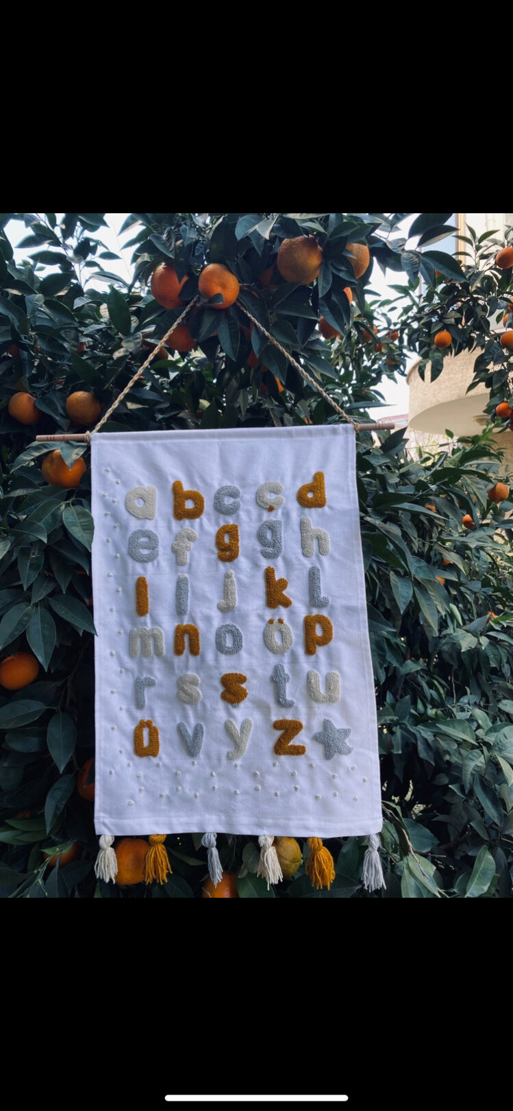 Kişiye Özel Renkli Alfabe