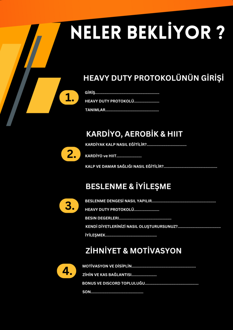 Heavy Duty Antrenman Programı