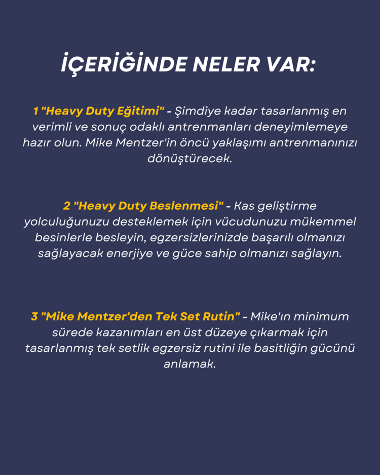 HEAVY DUTY PAKETİ ┃2 + 1