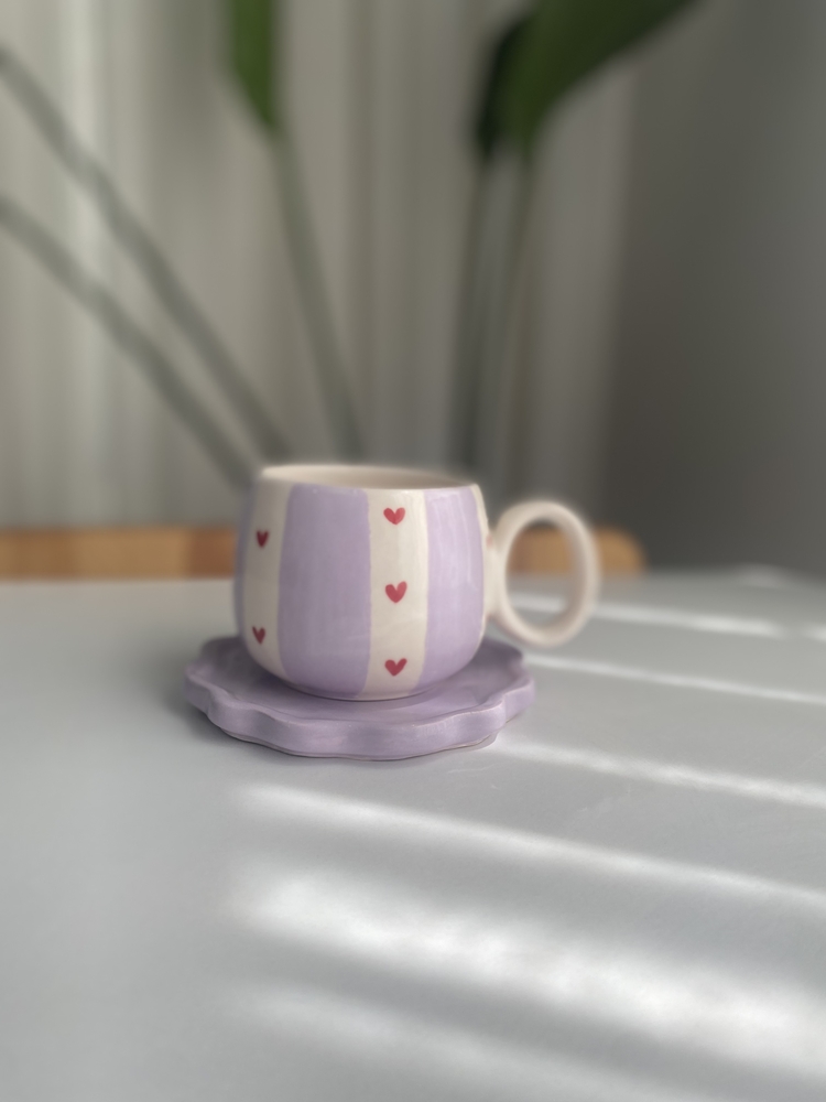 Love Note Kupa ve Tabak