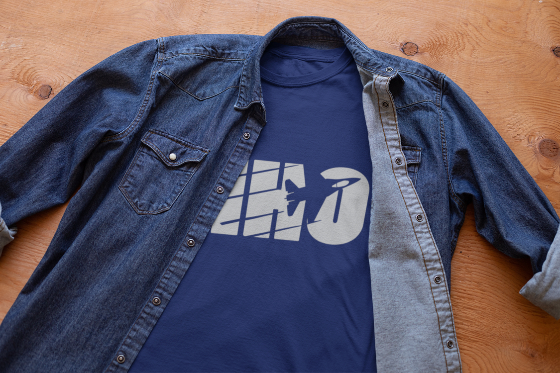 Hava Harp Okulu T-Shirt Lacivert Drytouch