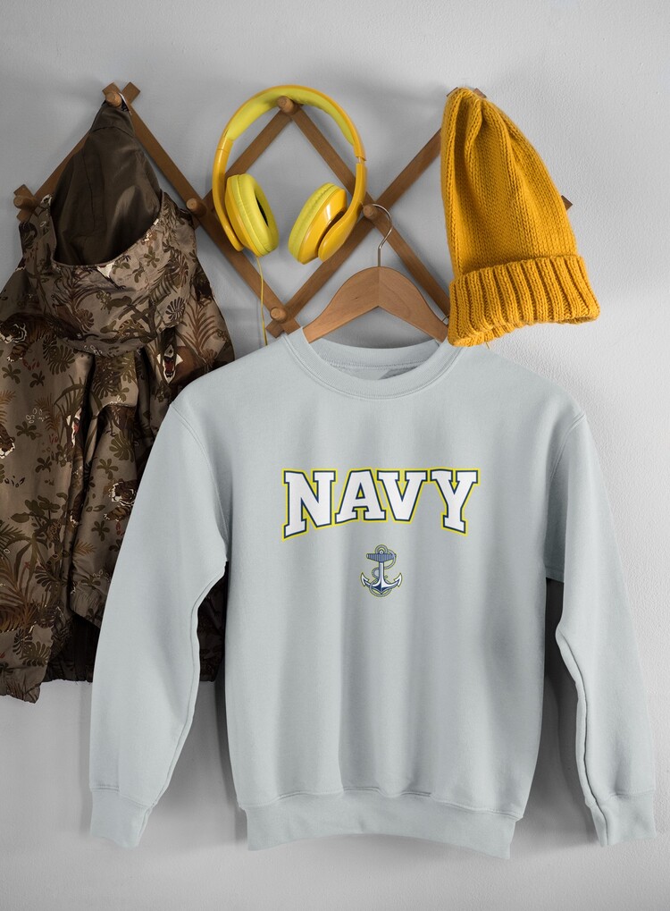 NAVY Sweatshirt Gri Erkek