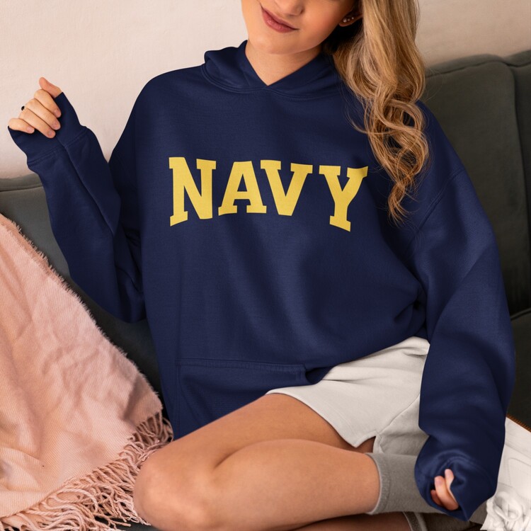 NAVY Sweatshirt Lacivert Kapşonlu Kadın