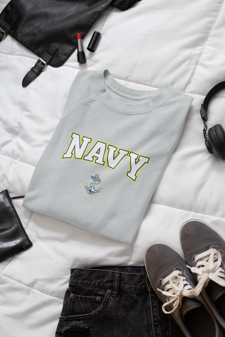 NAVY Sweatshirt Gri Erkek