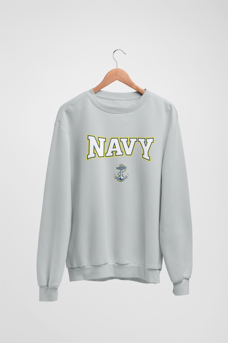 NAVY Sweatshirt Gri Erkek