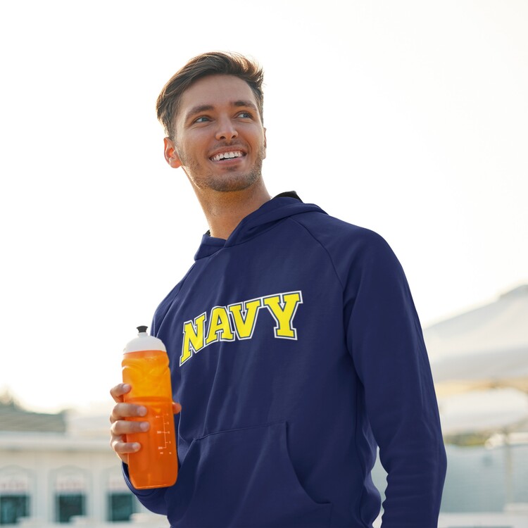 NAVY Sweatshirt Lacivert Kapşonlu Erkek