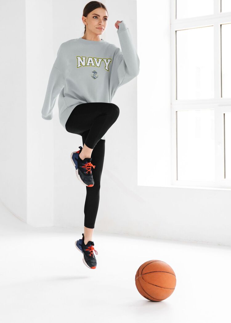 NAVY Sweatshirt Gri Kadın