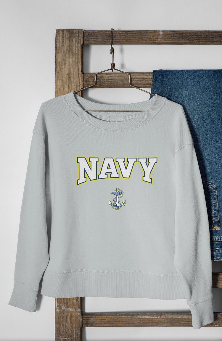 NAVY Sweatshirt Gri Erkek