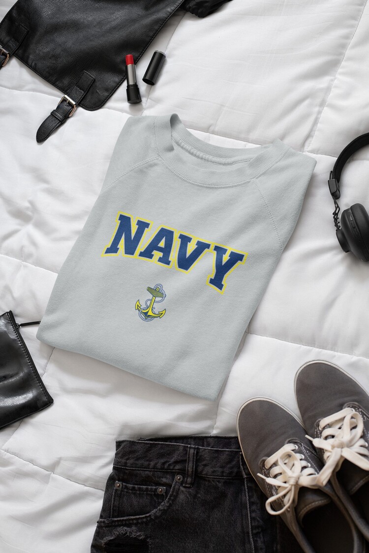 NAVY Sweatshirt Gri Erkek