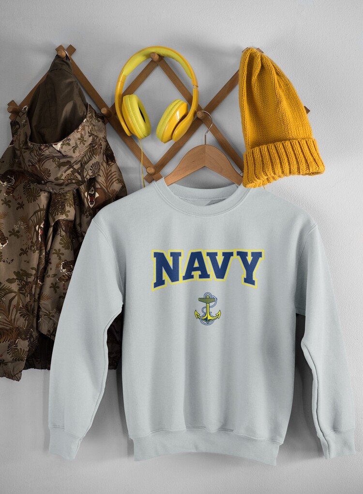 NAVY Sweatshirt Gri Erkek