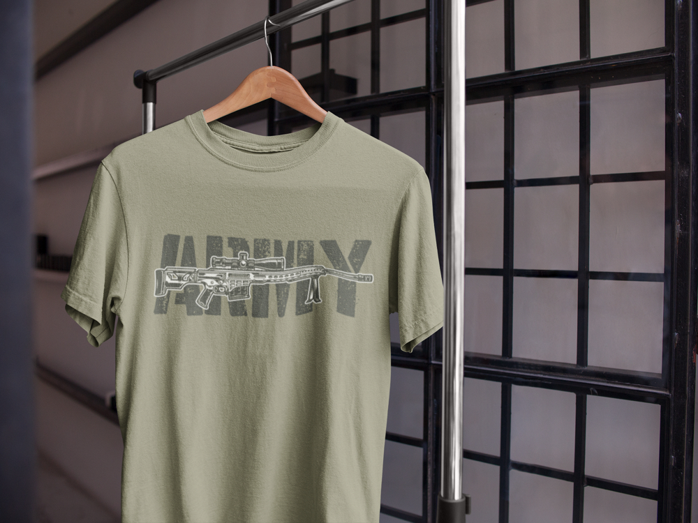 Army Sniper T-Shirt - Haki