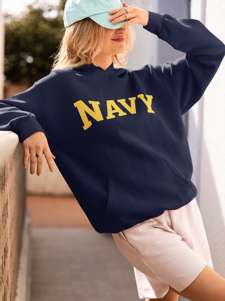 NAVY Sweatshirt Lacivert Kapşonlu Kadın