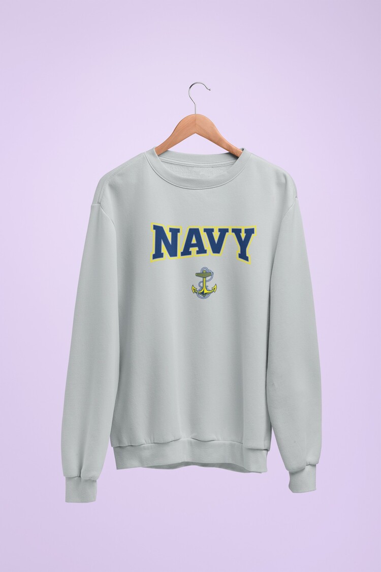 NAVY Sweatshirt Gri Erkek