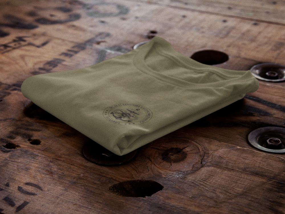 SAS T-Shirt Haki Pis Yaka