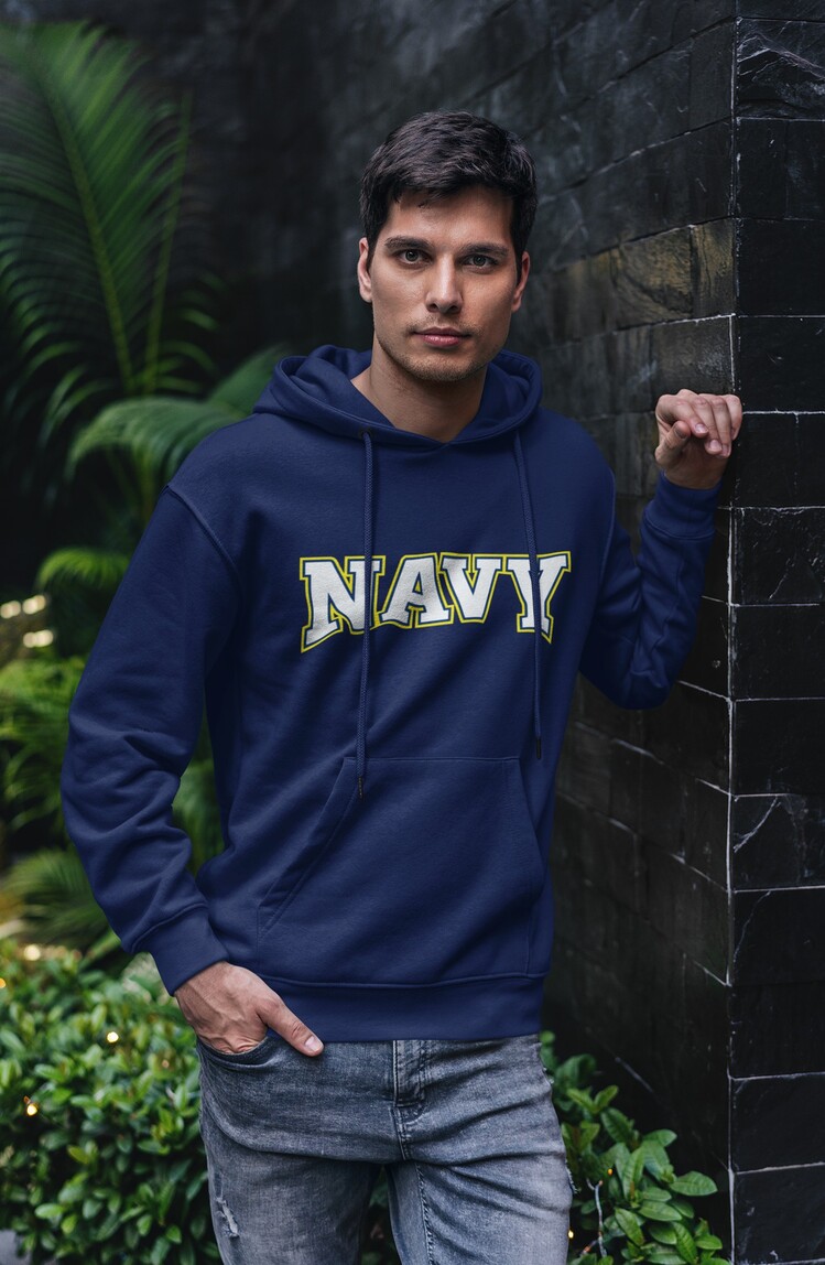 NAVY Sweatshirt Lacivert Kapşonlu Erkek