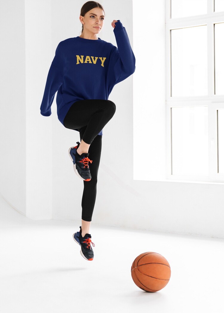 NAVY Sweatshirt Lacivert Kadın