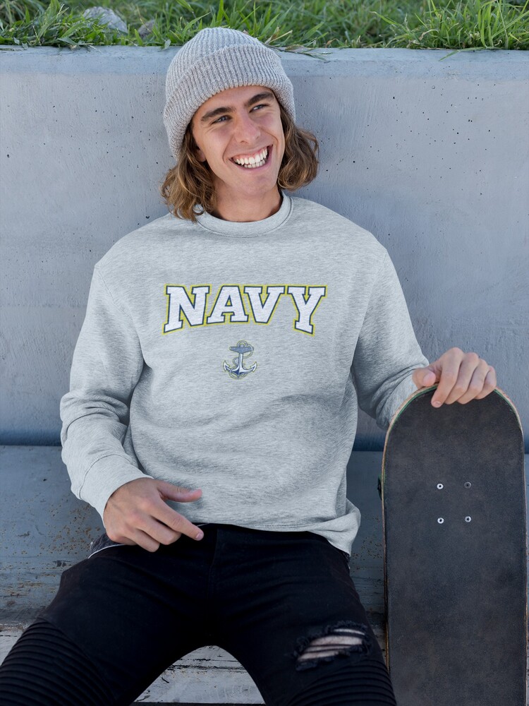 NAVY Sweatshirt Gri Erkek