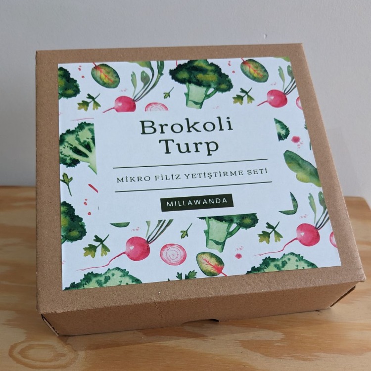 Brokoli & Turp Mikro Filiz Yetiştirme Seti