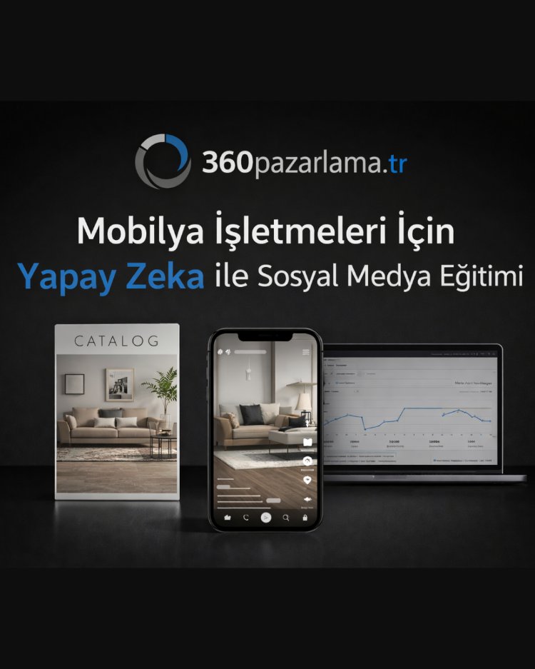 Mobilya Sektöründe Yapay Zeka ile Katalog, Video ve Sosyal Medya Yönetimi Eğitimi