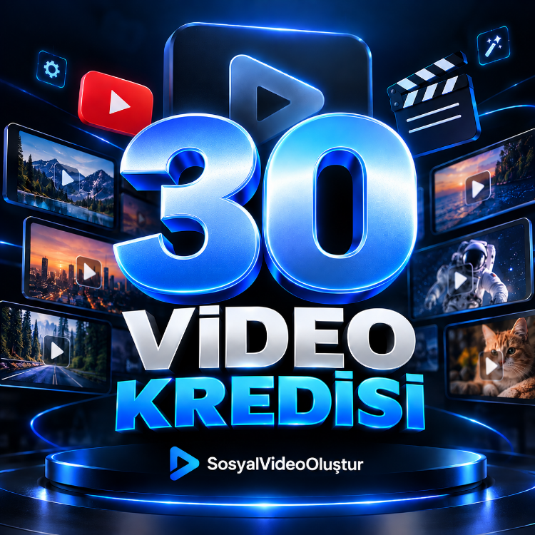30 Video Kredisi | Video Oluşturma Paketi