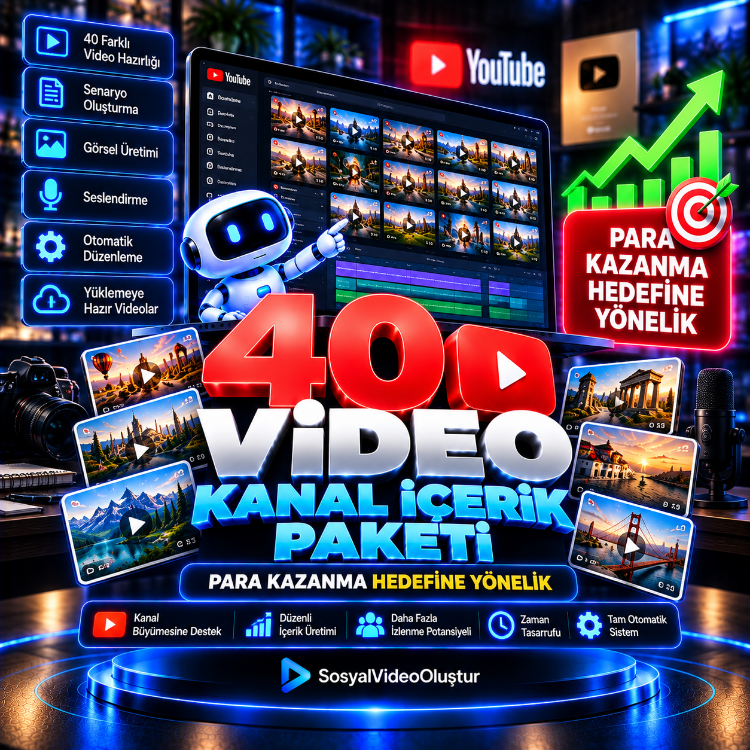 40 Video Kredisi | Video Oluşturma Paketi