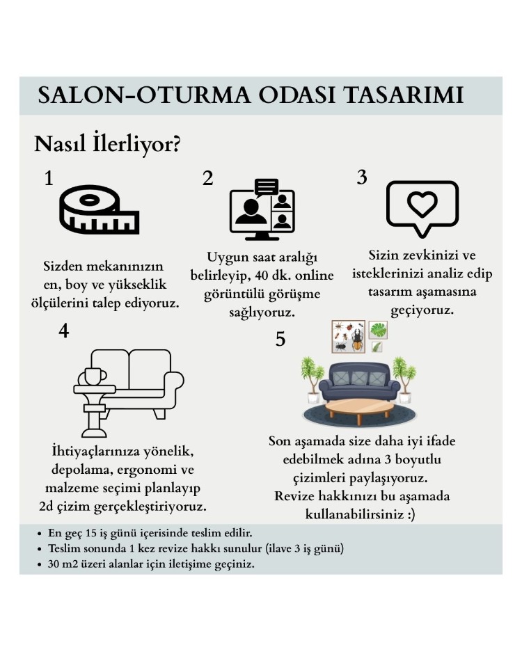 SALON/OTURMA ODASI TASARIMI