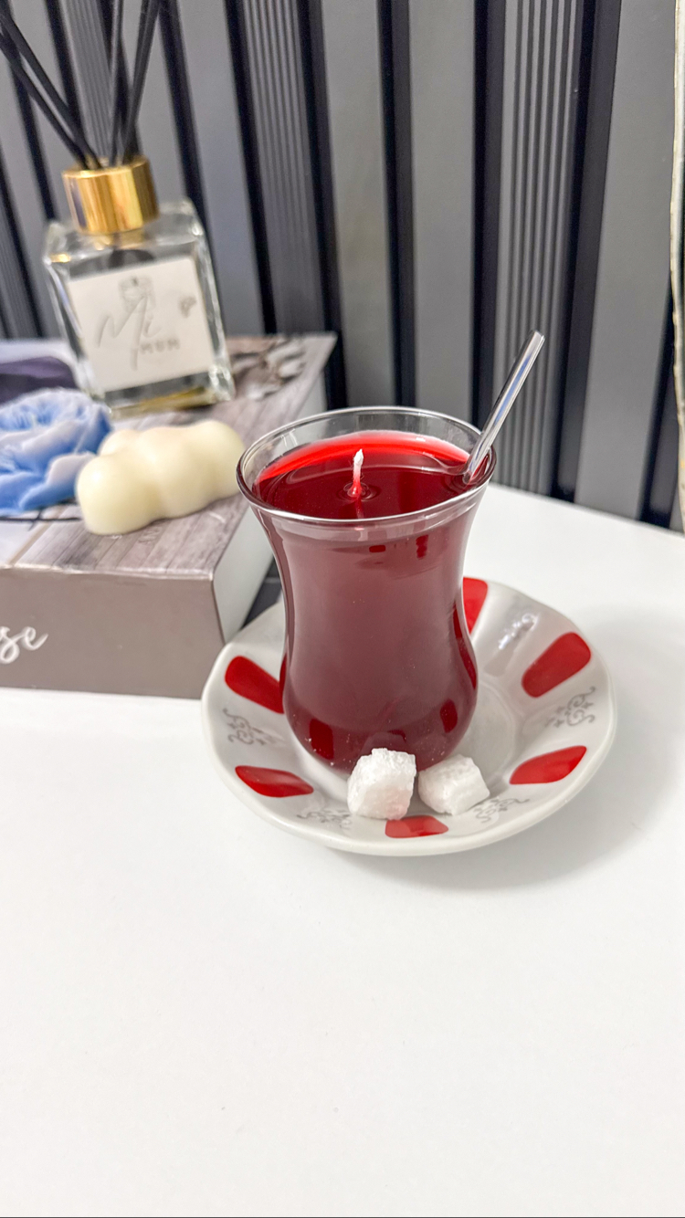 İnce belli Çay Mum