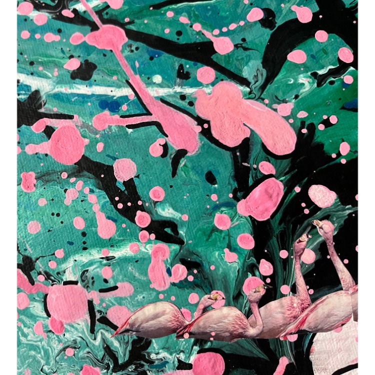 80x103cm Kâğıt üzerine Akrilik• Acrylic on Paper • Hayret • Astonishment