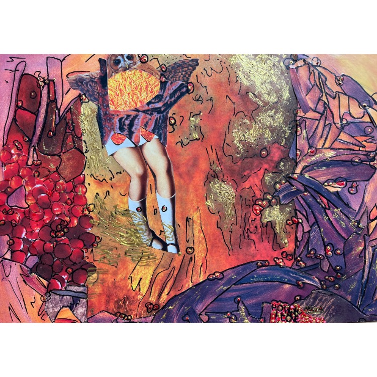 26x36cm Kâğıt üzerine Karışık Teknik • Mixed Media on Paper • Sevmek • How I Love