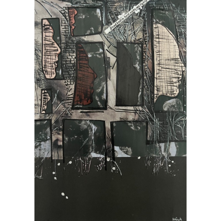 21x15cm Kâğıt üzerine Karışık Teknik • Mixed Media on Paper • Bachmann 26/30
