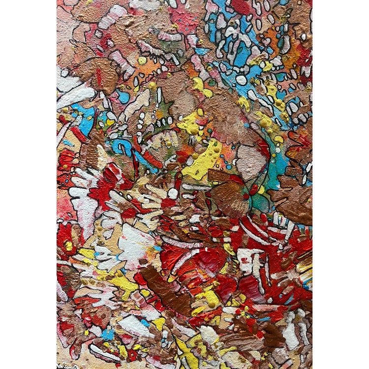 90x63cm MDF üzerine Akrilik • Acrylic on MDF • Doğaçlama • Improvisation