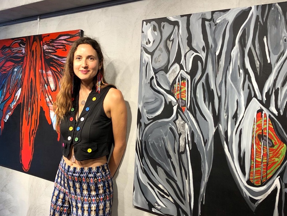 100x100cm Tuval üzerine Akrilik • Acrylic on Canvas • Özgürlük • Freedom