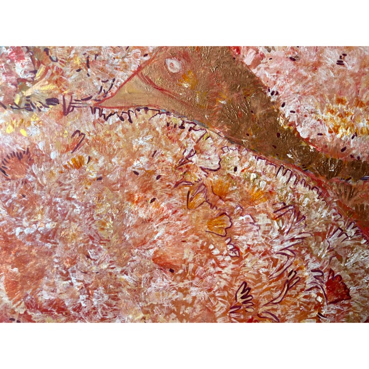 100x100cm Tuval üzerine Akrilik• Acrylic on Canvas • Bir • One