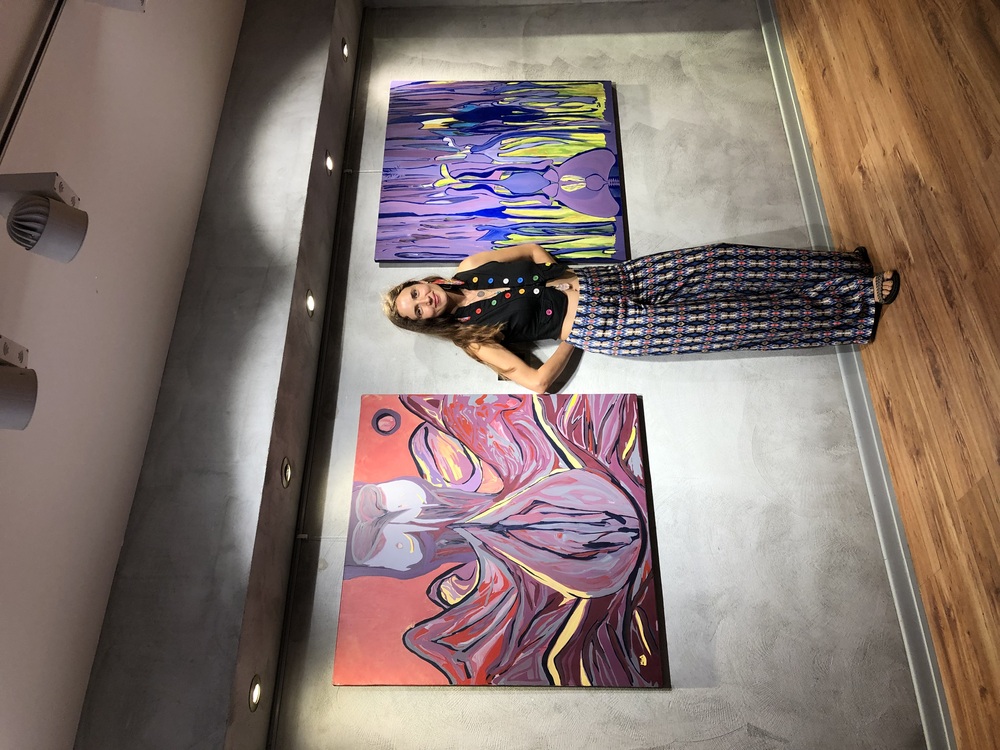 100x100cm Tuval üzerine Akrilik • Acrylic on Canvas • İçinde • Inside 