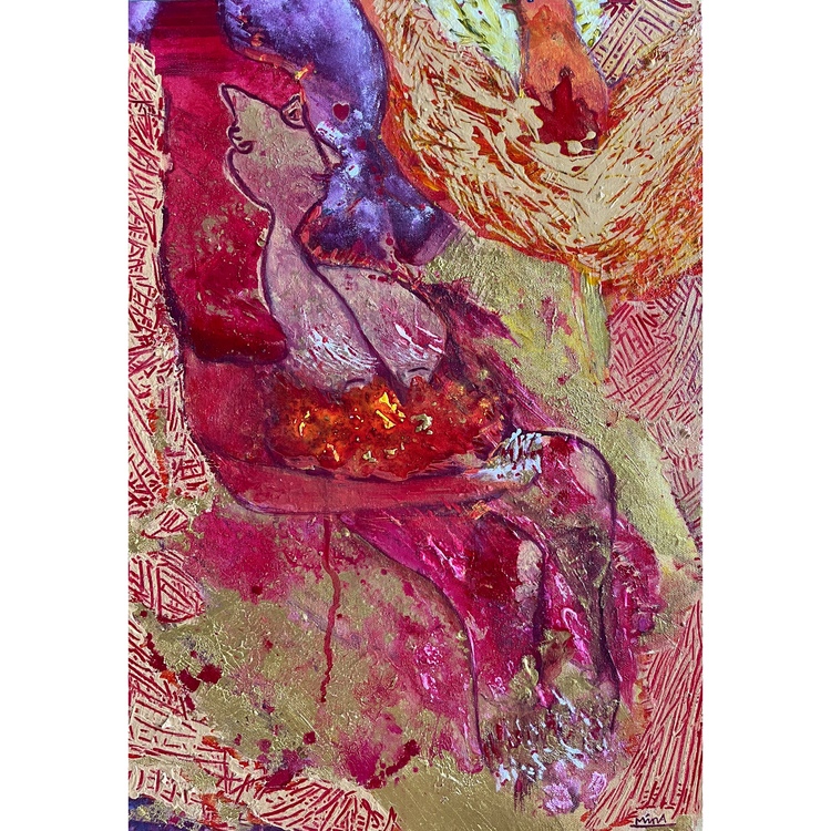 100x35cm / 50x70cm Tuval üzerine Akrilik • Acrylic on Canvas • Aşk • Love