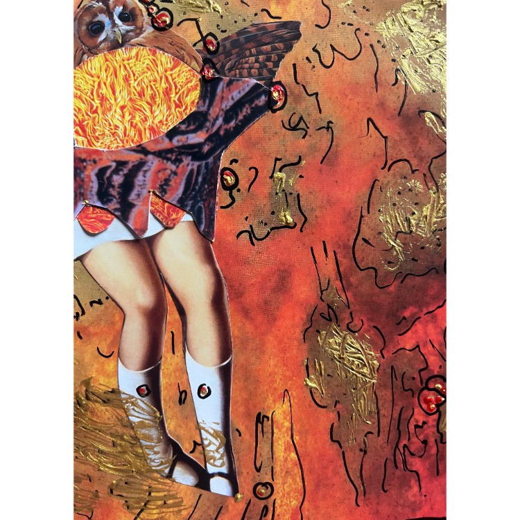 26x36cm Kâğıt üzerine Karışık Teknik • Mixed Media on Paper • Sevmek • How I Love