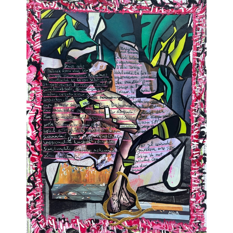 39x31cm Kağıt üzerine Karışık Teknik • Mixed Media on Paper • Met nasıl kullanılır? 