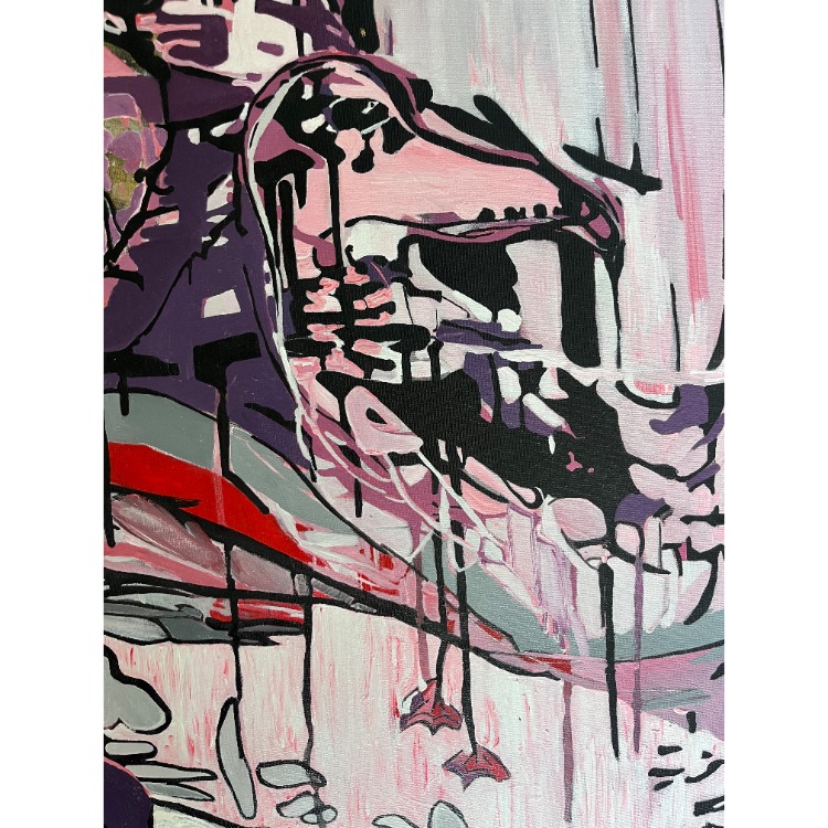 70x100cm Tuval üzerine Akrilik • Acrylic on Canvas • Anlayış • Understanding
