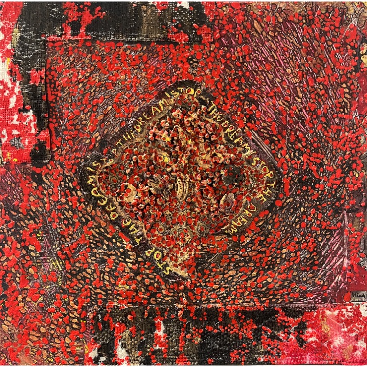 60x60cm Tuval • Canvas • Rüya Bitti • Stop the Dream!