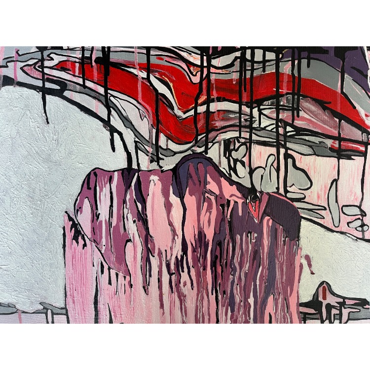 70x100cm Tuval üzerine Akrilik • Acrylic on Canvas • Anlayış • Understanding