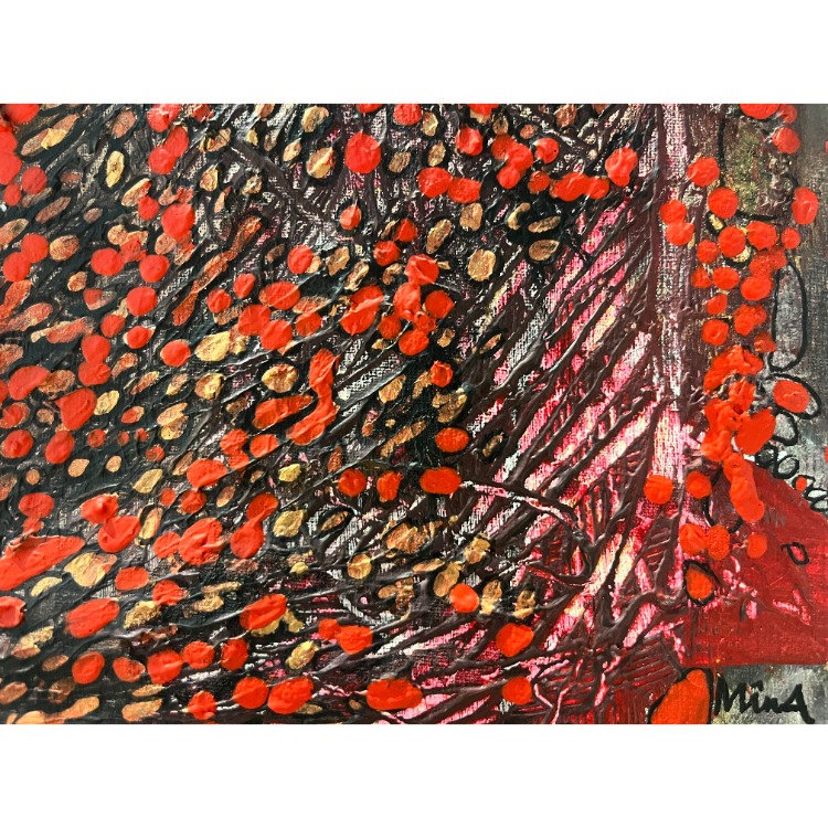 60x60cm Tuval • Canvas • Rüya Bitti • Stop the Dream!