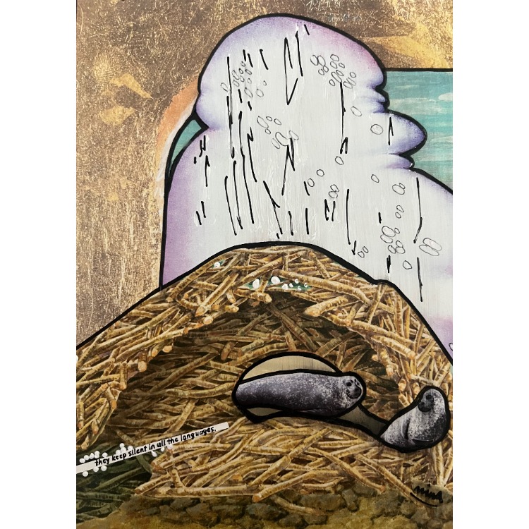 21x15cm Kâğıt üzerine Karışık Teknik • Mixed Media on Paper • Bachmann 27/30